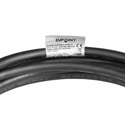 09.EVPoint Charging Cable Type 2, 7.4kW, 32A, 5m